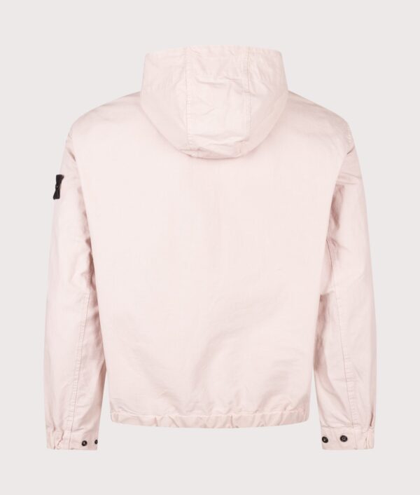 STONE ISLAND Comfort Fit Organic Cotton Ripstop Hooded Overshirt V0082 Antique Rose