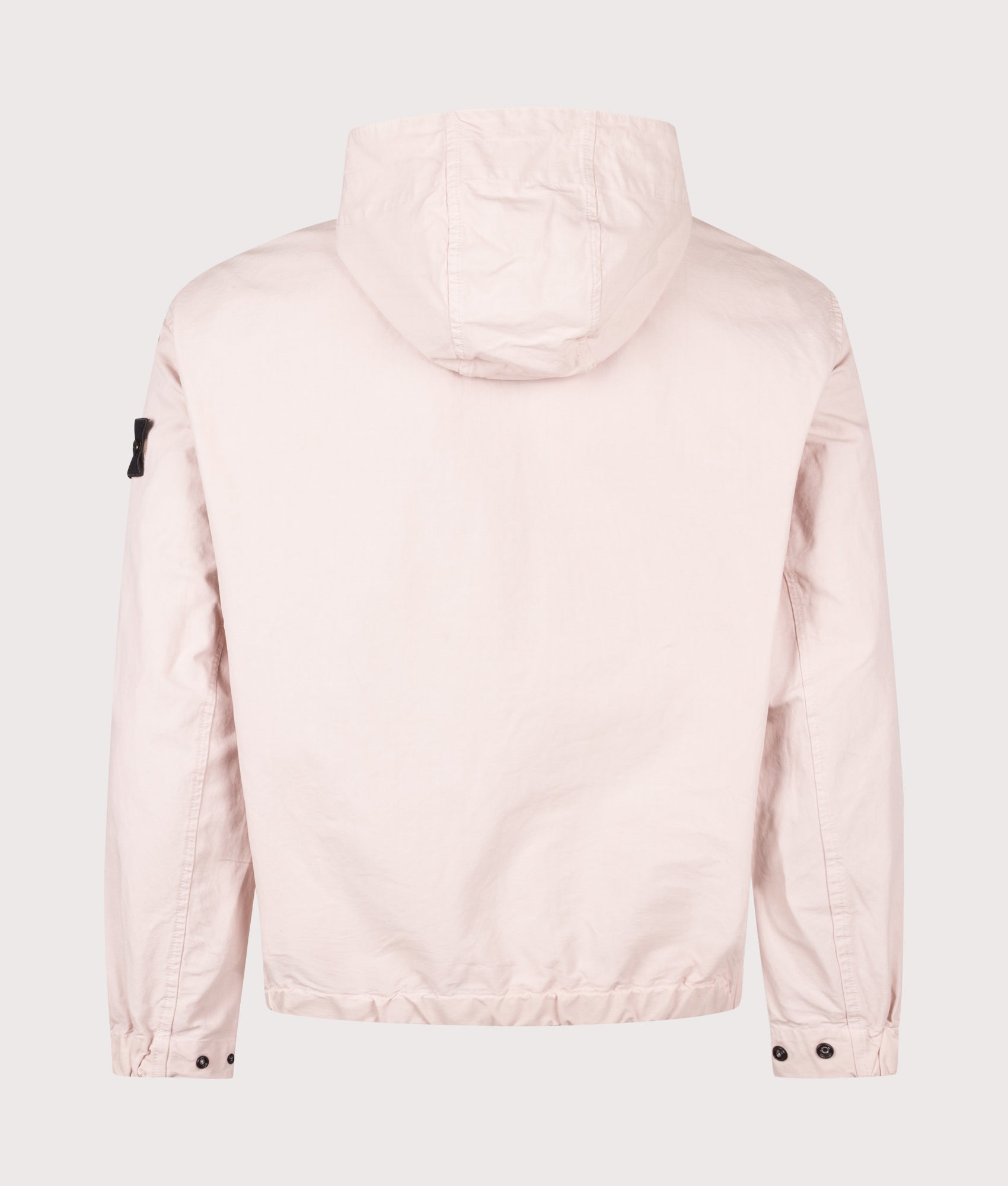 STONE ISLAND Comfort Fit Organic Cotton Ripstop Hooded Overshirt V0082 Antique Rose