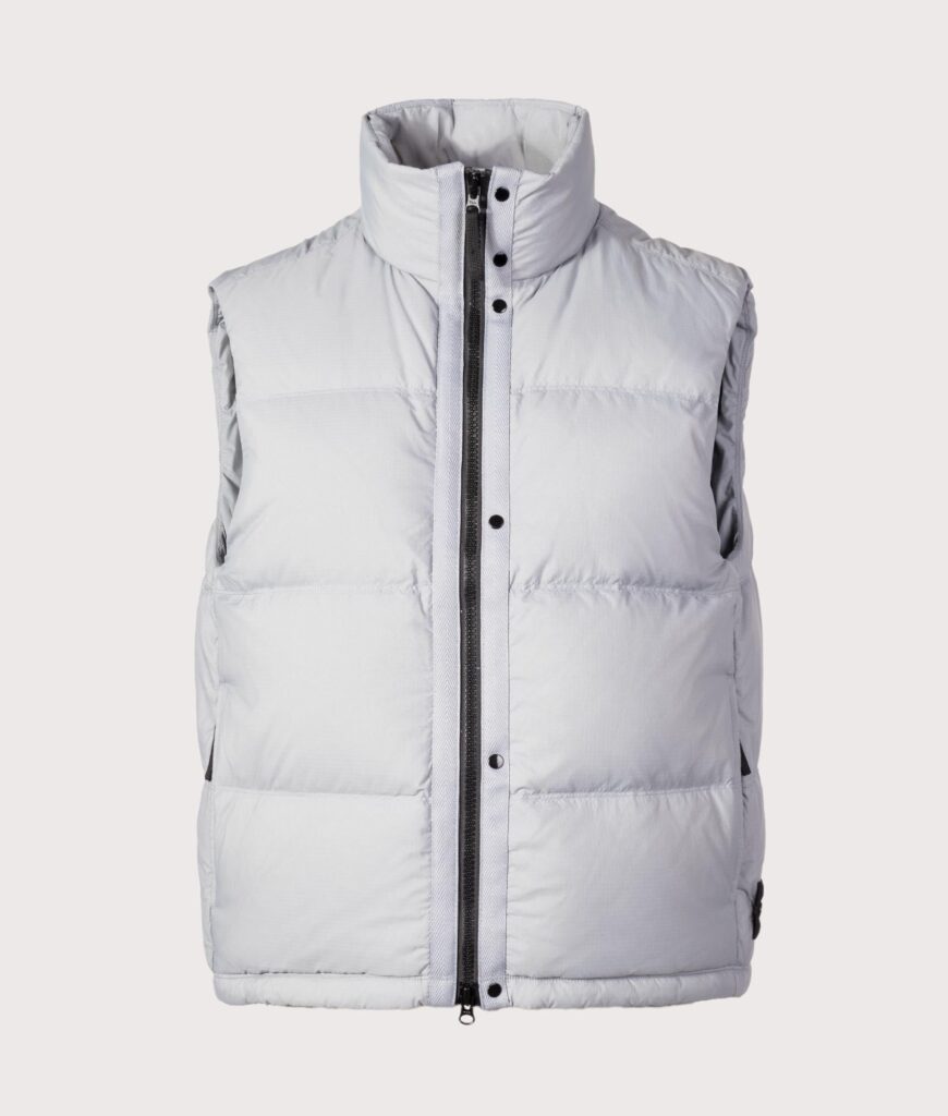 STONE ISLAND Matt Ripstop CORDURA® Advanced Fabrics Vest V0049 Ash Grey