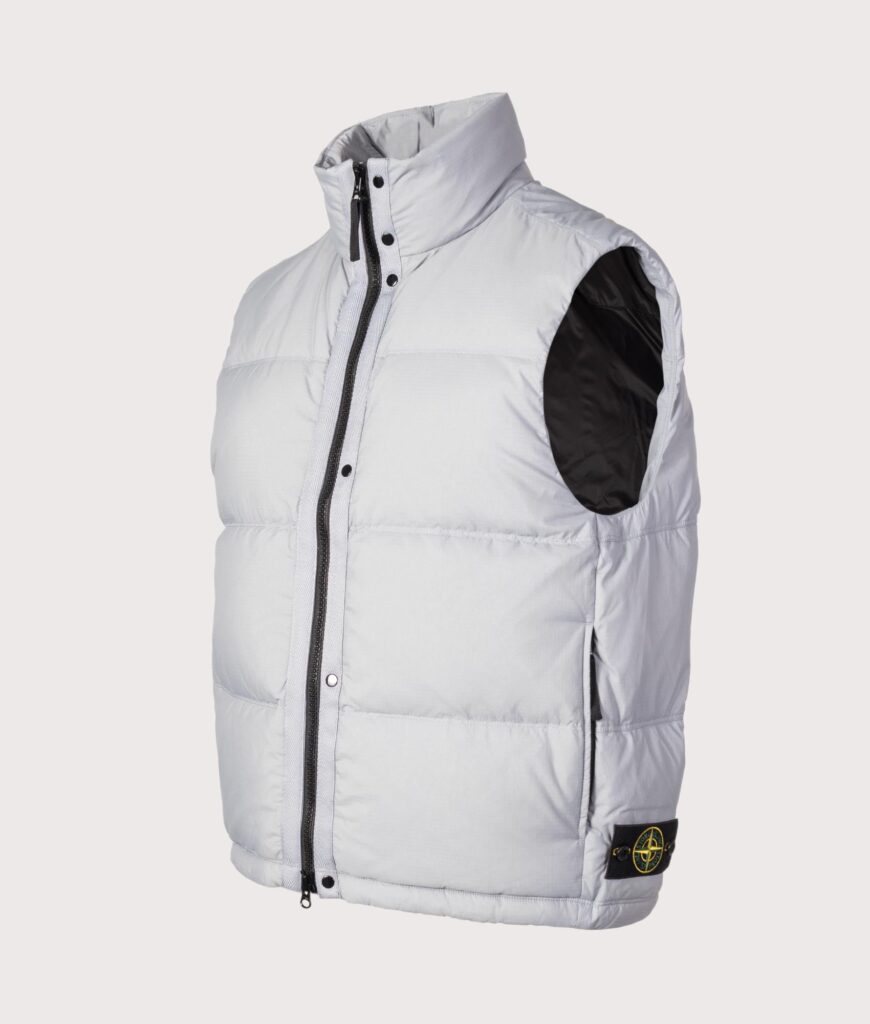 STONE ISLAND Matt Ripstop CORDURA® Advanced Fabrics Vest V0049 Ash Grey