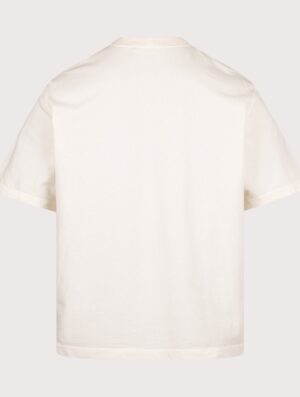 STONE ISLAND Combed Organic Cotton Jersey T-Shirt Ivory