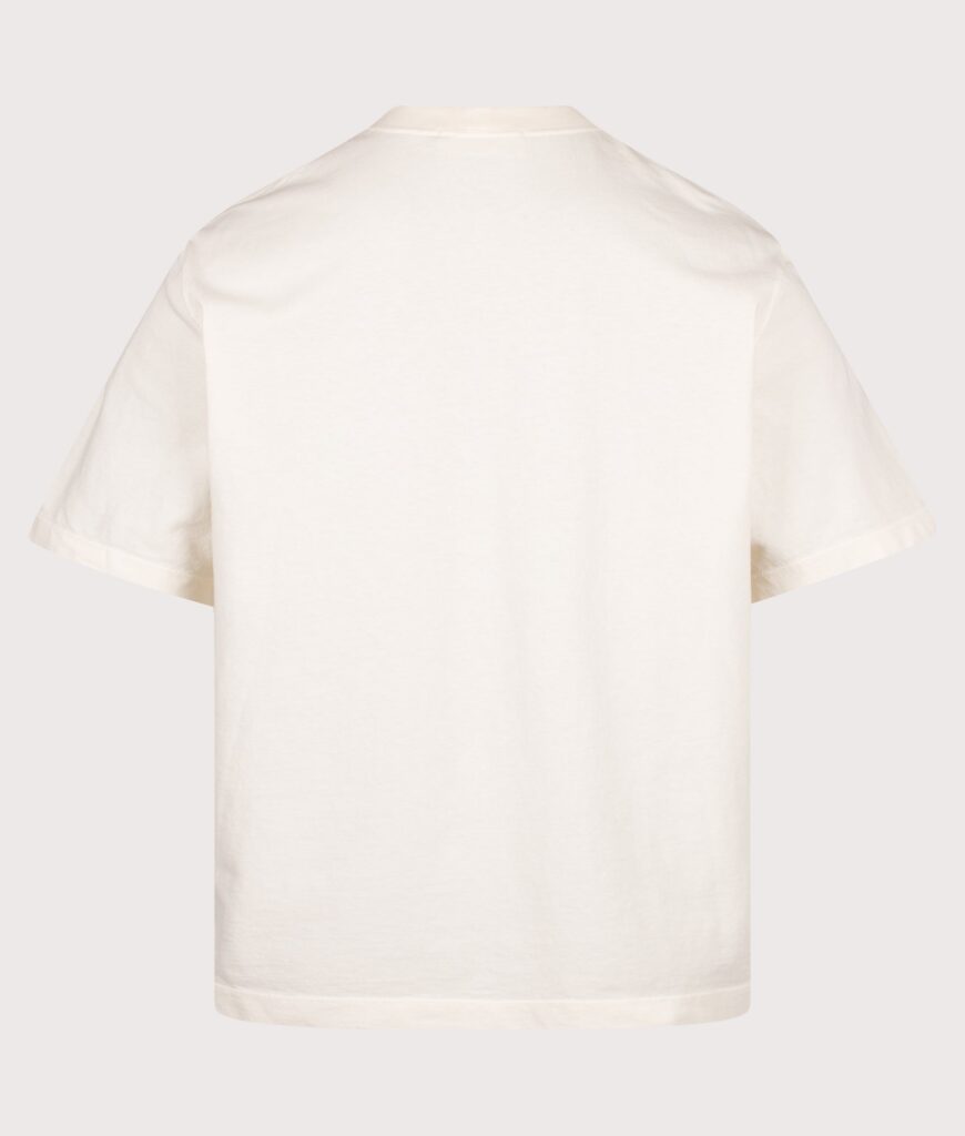STONE ISLAND Combed Organic Cotton Jersey T-Shirt Ivory