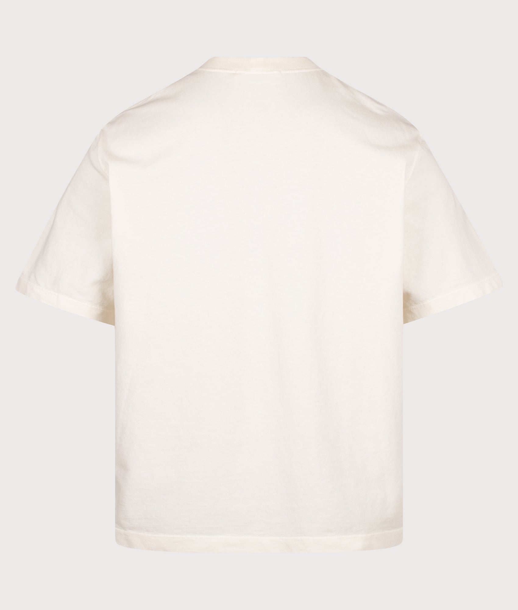 STONE ISLAND Combed Organic Cotton Jersey T-Shirt Ivory