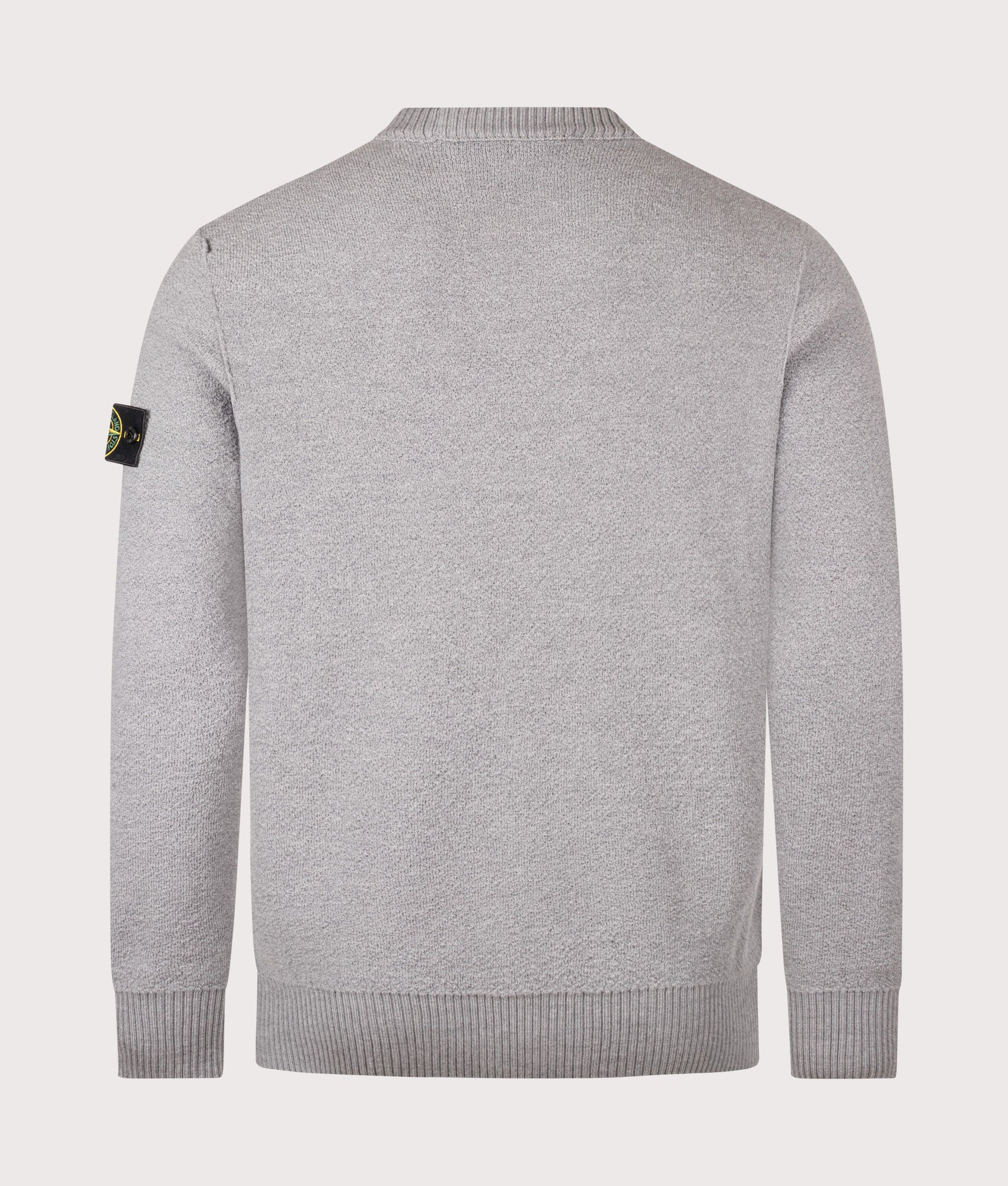 STONE ISLAND Loose Fit Pure RWS Wool Jumper Ash Grey