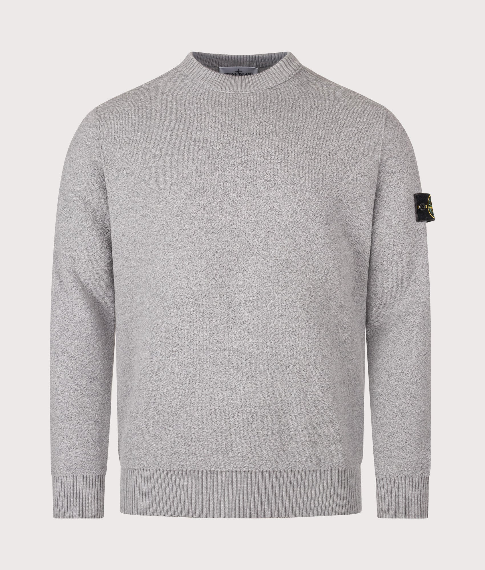 STONE ISLAND Loose Fit Pure RWS Wool Jumper Ash Grey