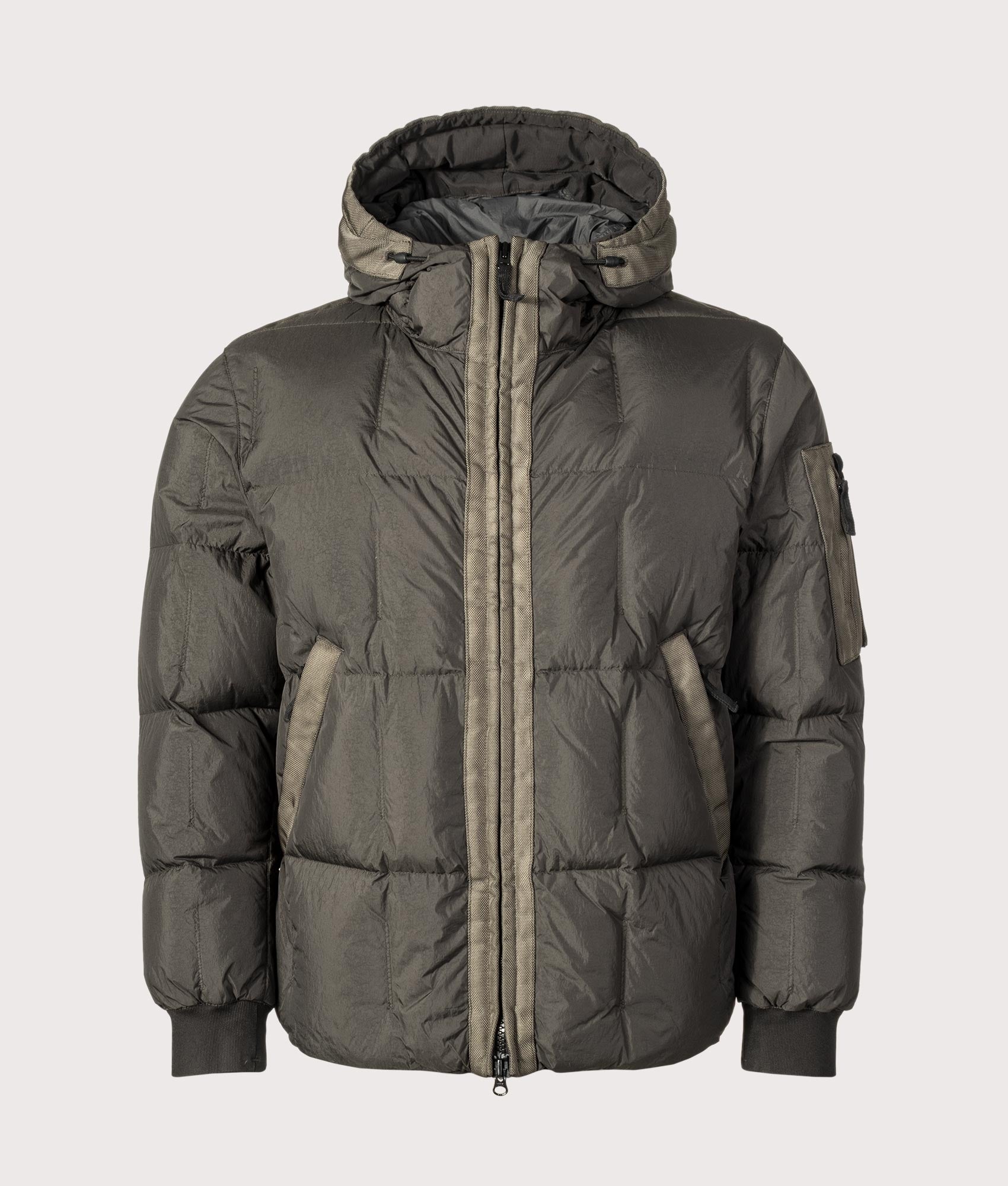 STONE ISLAND Garment Dyed Crinkle Reps NY Down Jacket V0062 Lead Grey