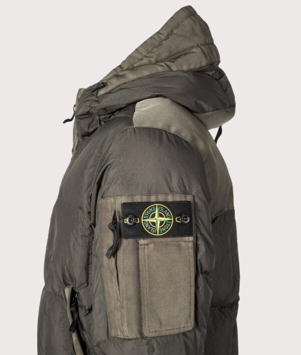 STONE ISLAND Garment Dyed Crinkle Reps NY Down Jacket V0062 Lead Grey
