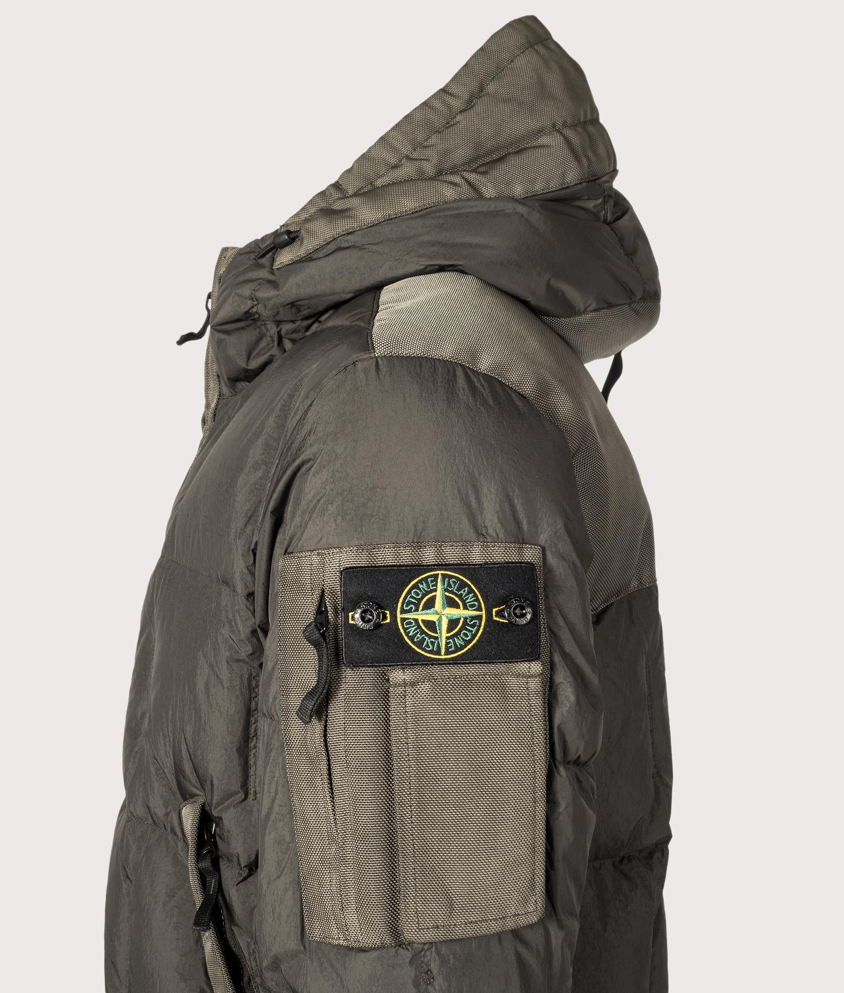 STONE ISLAND Garment Dyed Crinkle Reps NY Down Jacket V0062 Lead Grey