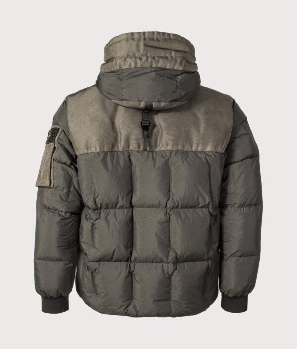 STONE ISLAND Garment Dyed Crinkle Reps NY Down Jacket V0062 Lead Grey