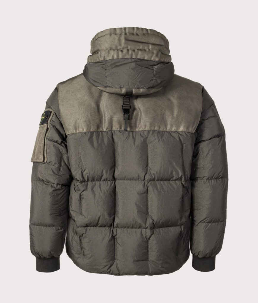STONE ISLAND Garment Dyed Crinkle Reps NY Down Jacket V0062 Lead Grey
