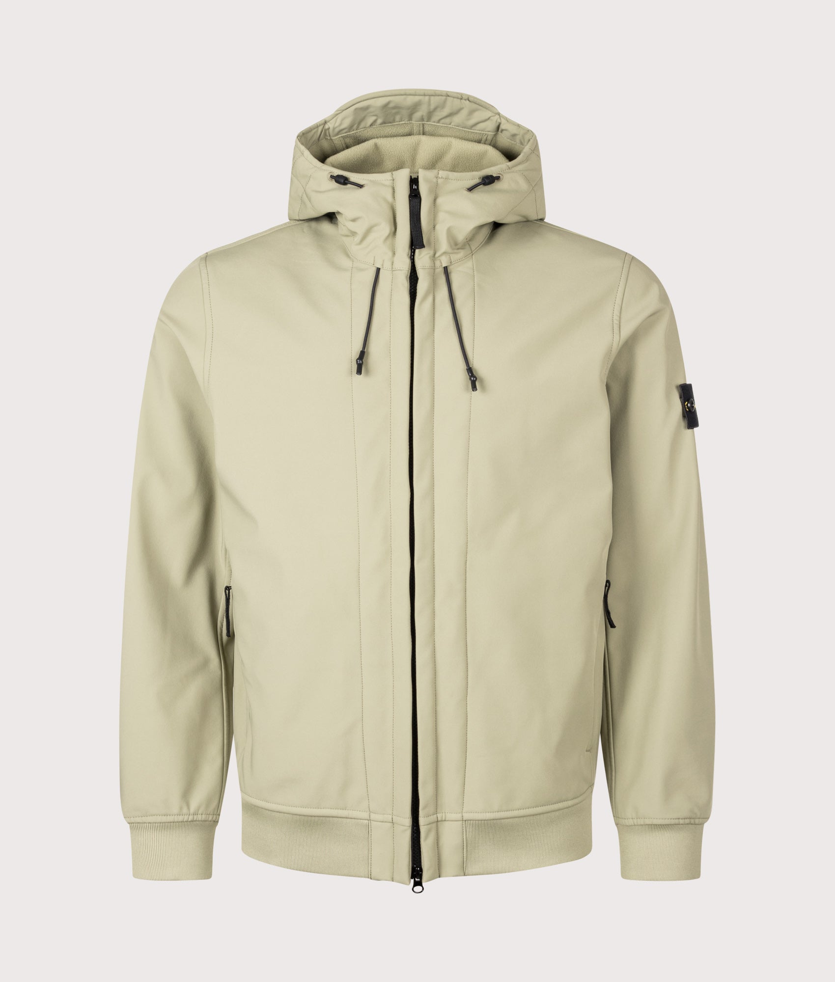STONE ISLAND Soft Shell-R_E DYE® Technology Jacket Laurel Green