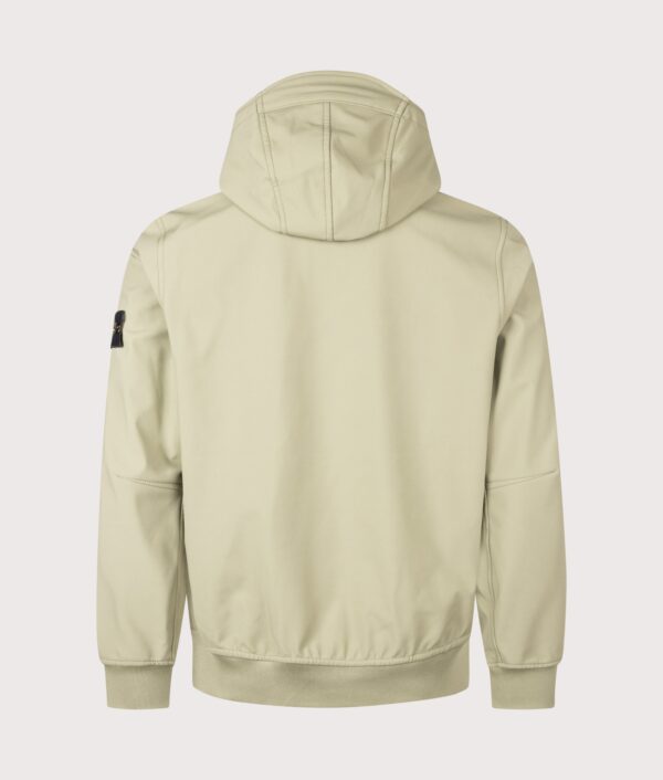 STONE ISLAND Soft Shell-R_E DYE® Technology Jacket Laurel Green