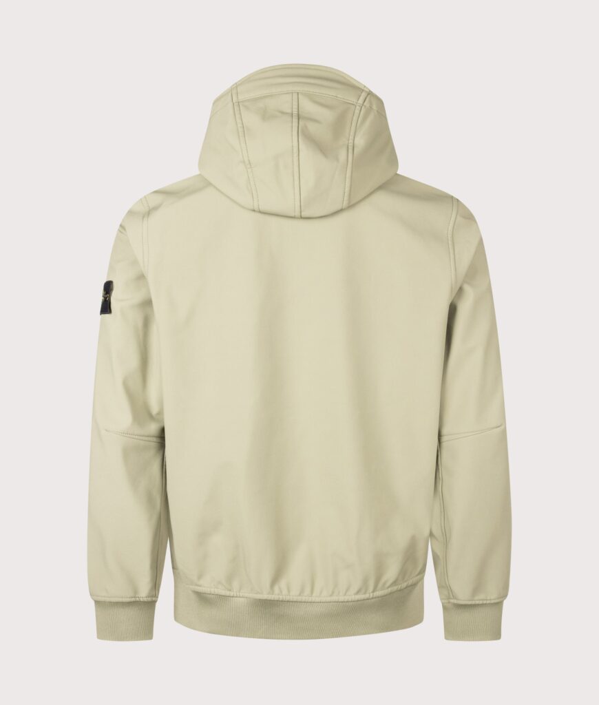 STONE ISLAND Soft Shell-R_E DYE® Technology Jacket Laurel Green