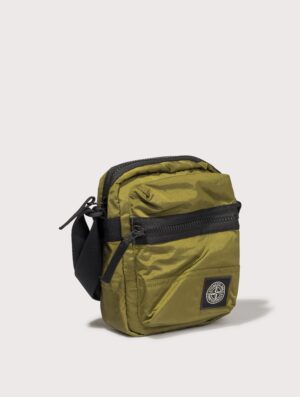 STONE ISLAND Coated Nylon Metal in Econyl® Crossbody Bag Cactus