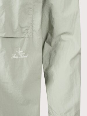 TONE ISLAND Comfort Fit Organic Cotton Tela 'Paracadute' Overshirt Sage
