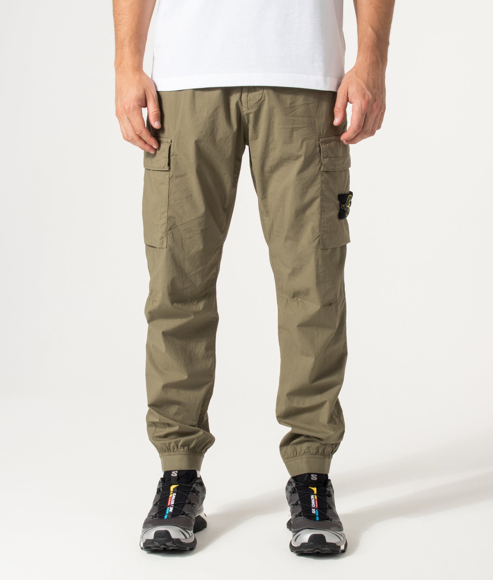 STONE ISLAND Cargo Pants Military Green