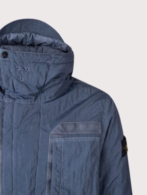 STONE ISLAND Warp Rib Nylon-TC Jacket Slate Blue