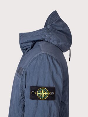 STONE ISLAND Warp Rib Nylon-TC Jacket Slate Blue