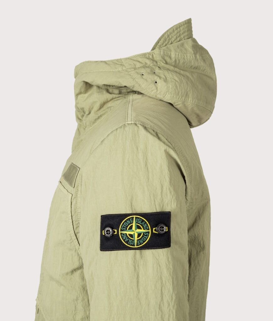 STONE ISLAND Warp Rib Nylon-TC Jacket Laurel Green