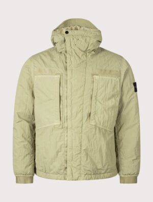 STONE ISLAND Warp Rib Nylon-TC Jacket Laurel Green