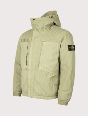 STONE ISLAND Warp Rib Nylon-TC Jacket Laurel Green