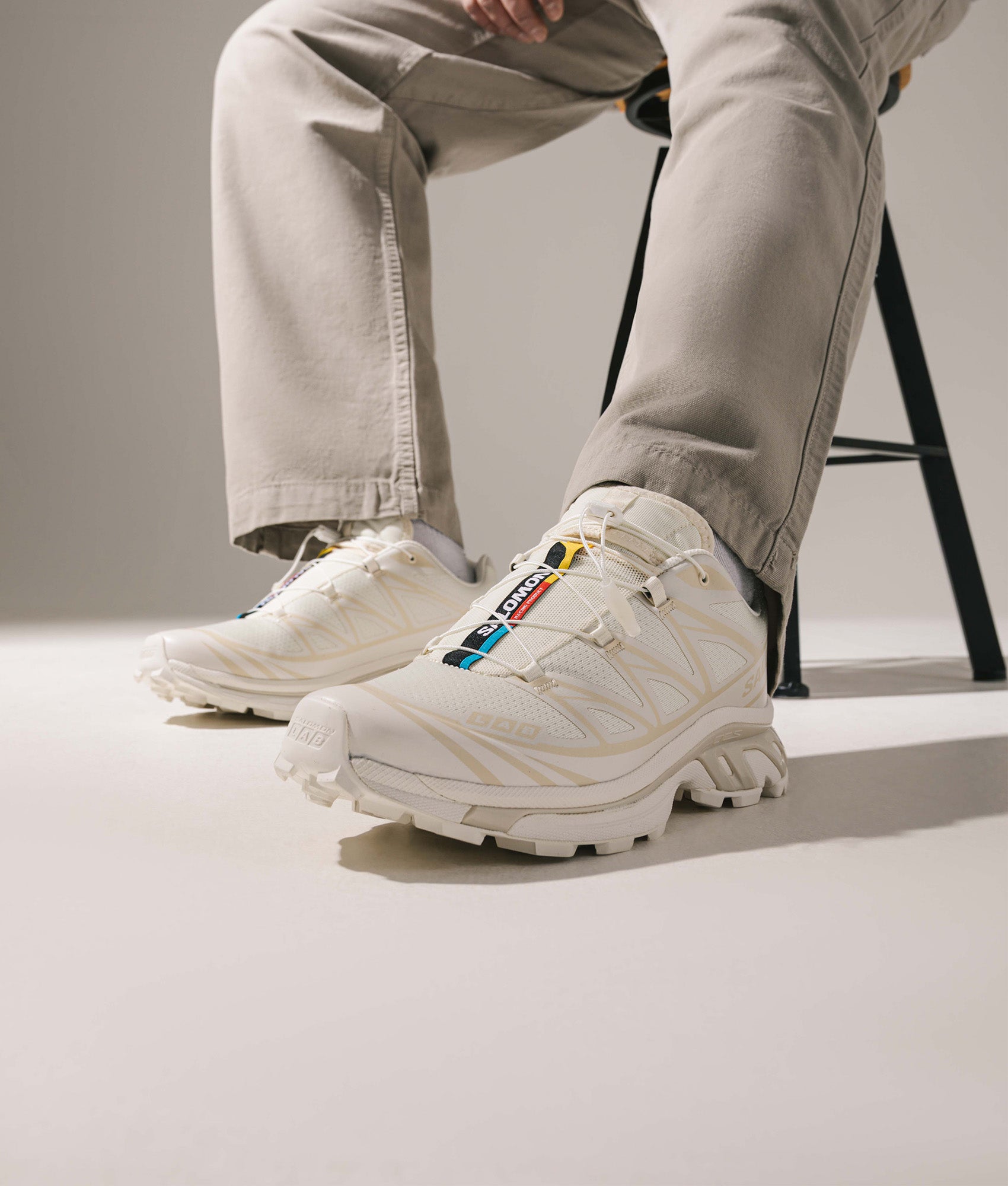 SALOMON XT-6 Trainers Vanilla Ice/Vanilla Ice/Almond Milk