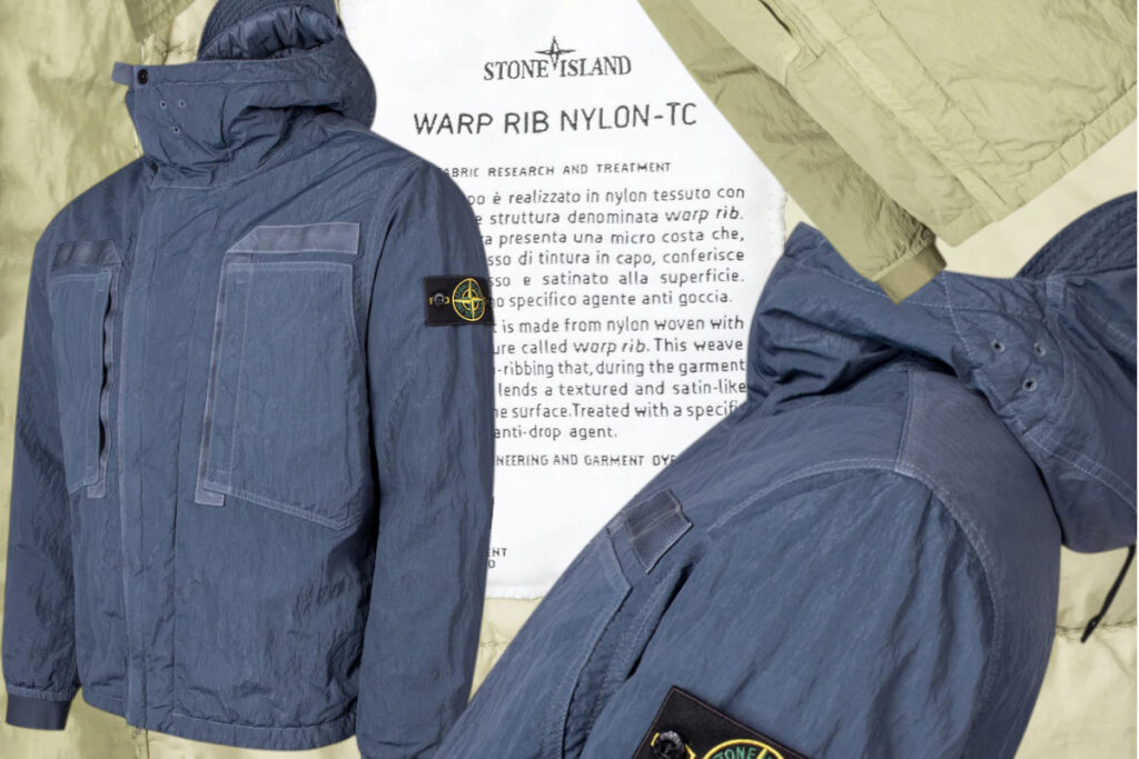 The Stone Island Warp Rib Nylon-TC Jacket is a Perfect 10