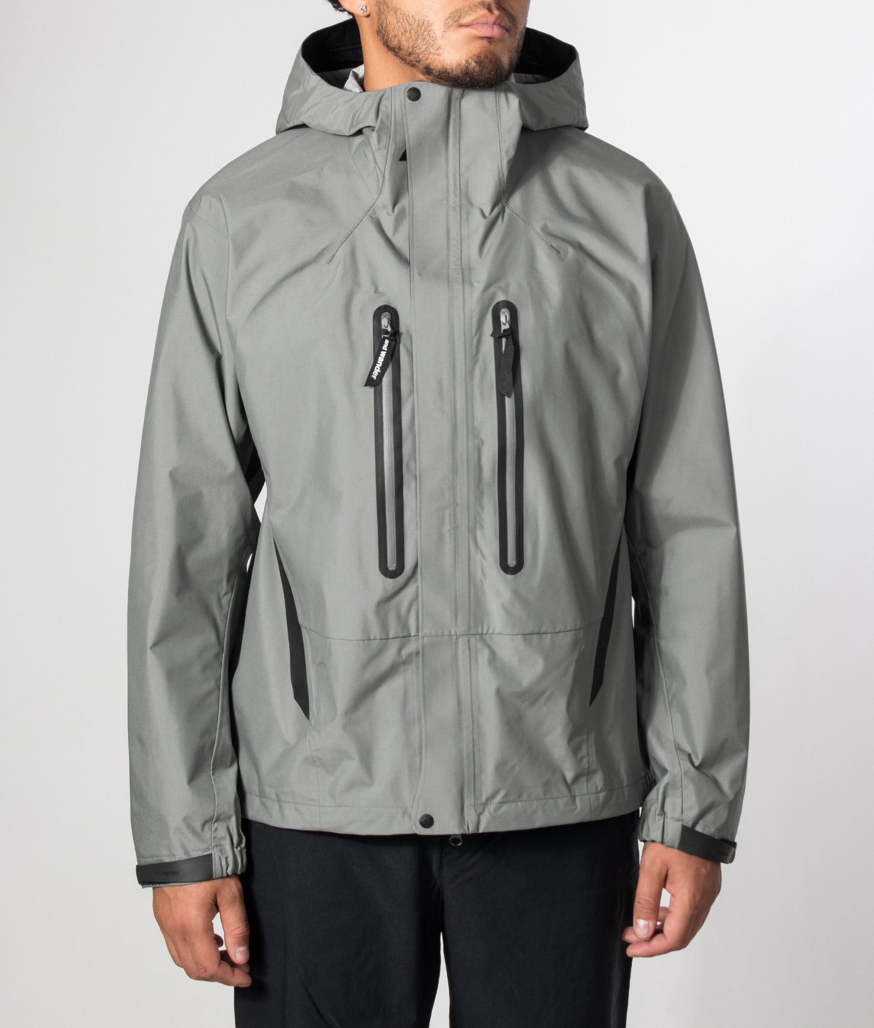 and wander 2.5L Hiker Rain Jacket 020 Grey