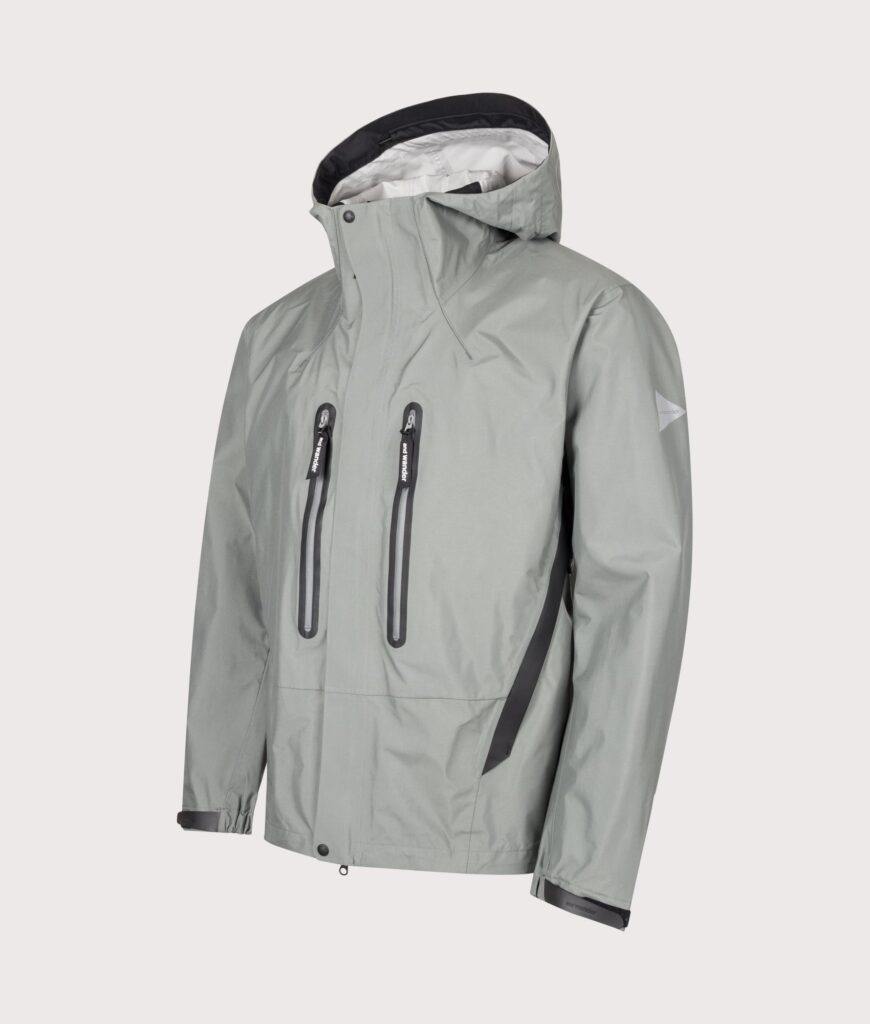 and wander 2.5L Hiker Rain Jacket 020 Grey