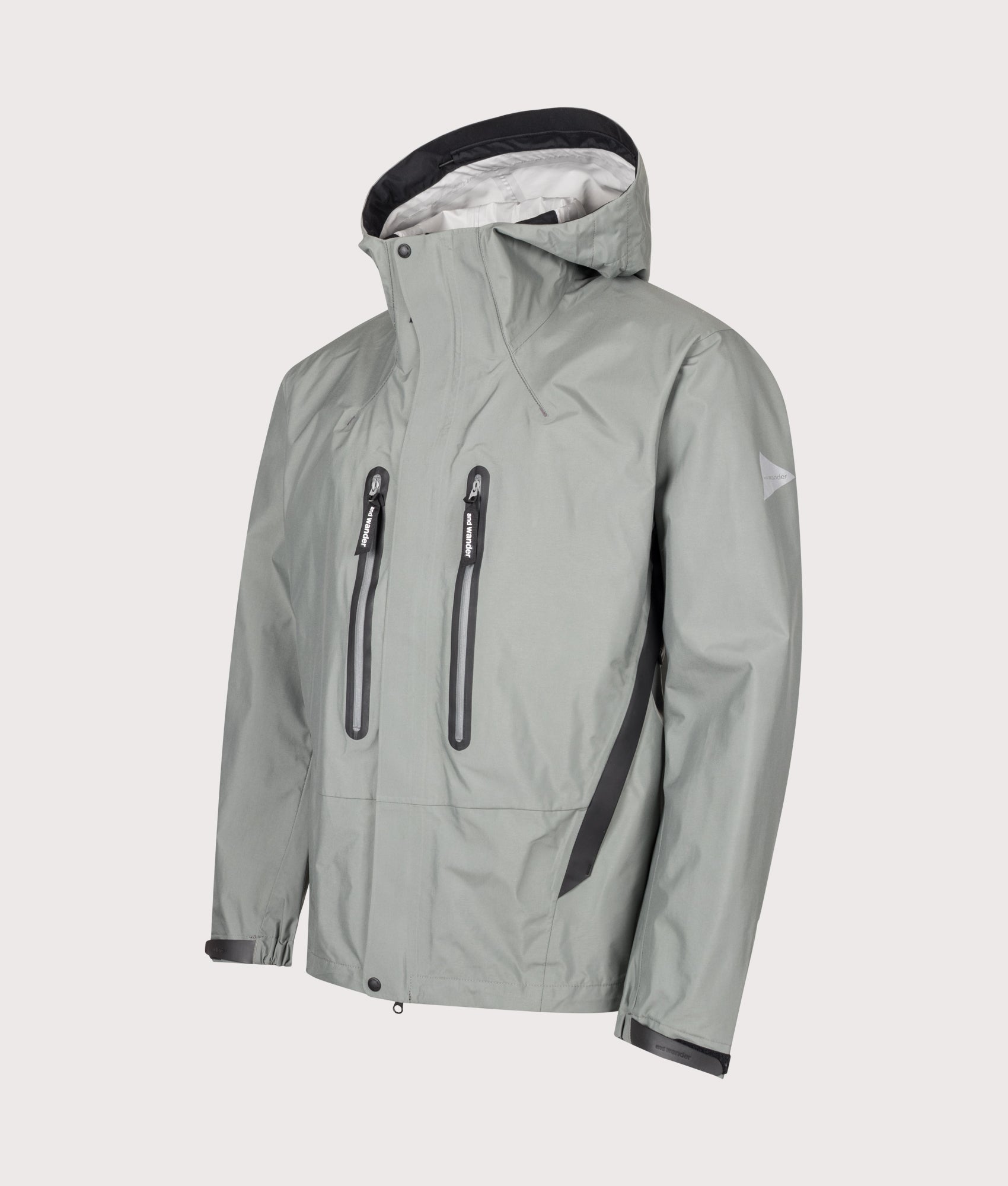 and wander 2.5L Hiker Rain Jacket 020 Grey