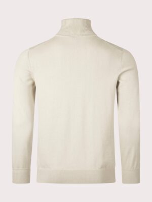 BOSS Regular Fit Akiro Rollneck Jumper Light Beige