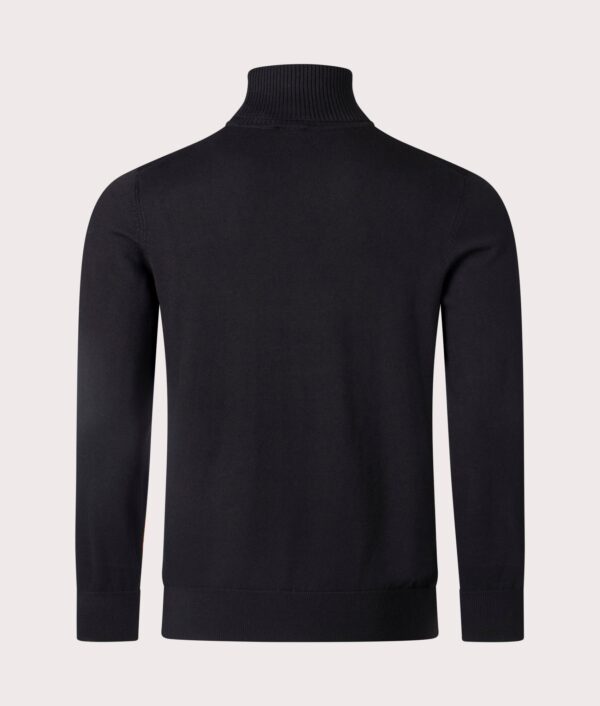 BOSS Regular Fit Akiro Rollneck Jumper Black
