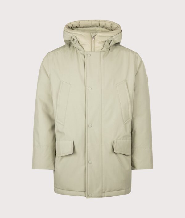 BOSS Regular Fit Osiass1 Parka 370 Open Green