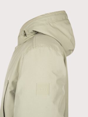 BOSS Regular Fit Osiass1 Parka 370 Open Green