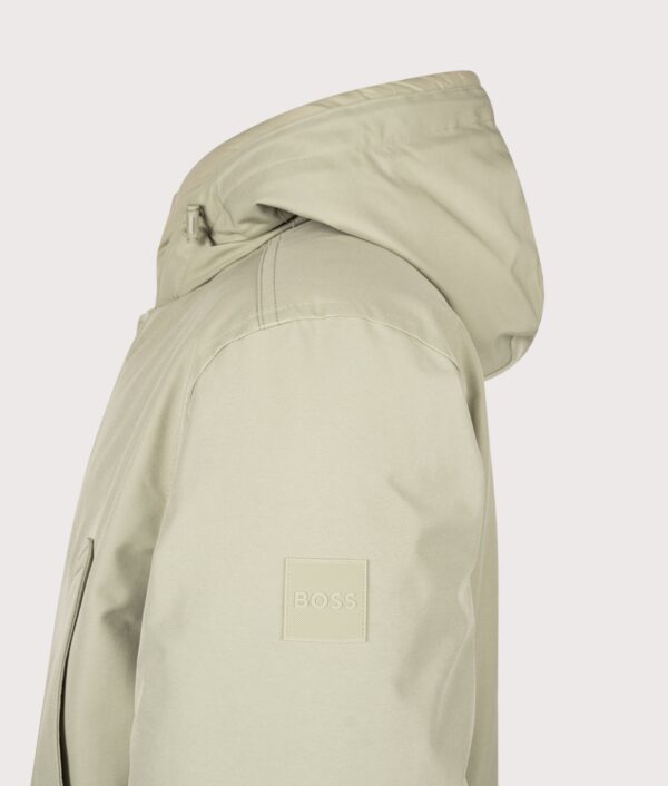 BOSS Regular Fit Osiass1 Parka 370 Open Green
