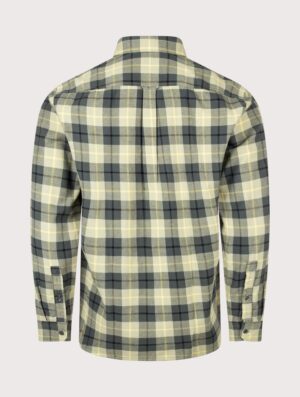 BOSS Regular Fit Rickert M Plaid Shirt Open Green