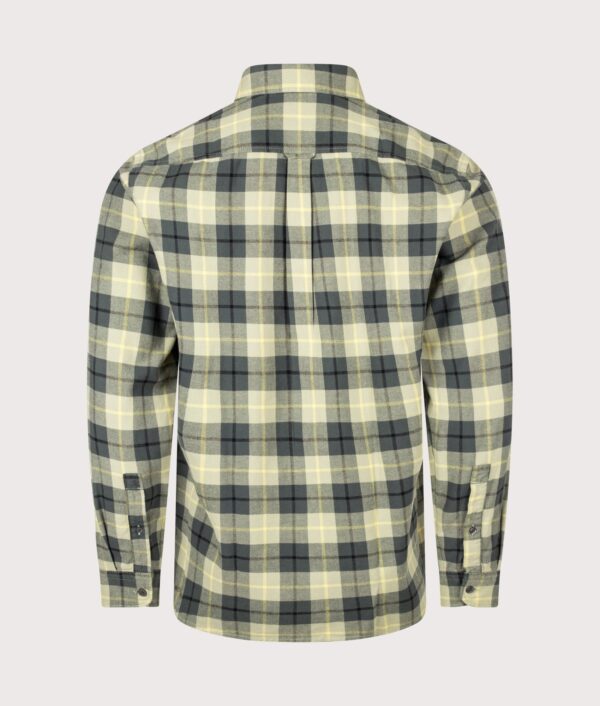 BOSS Regular Fit Rickert M Plaid Shirt Open Green