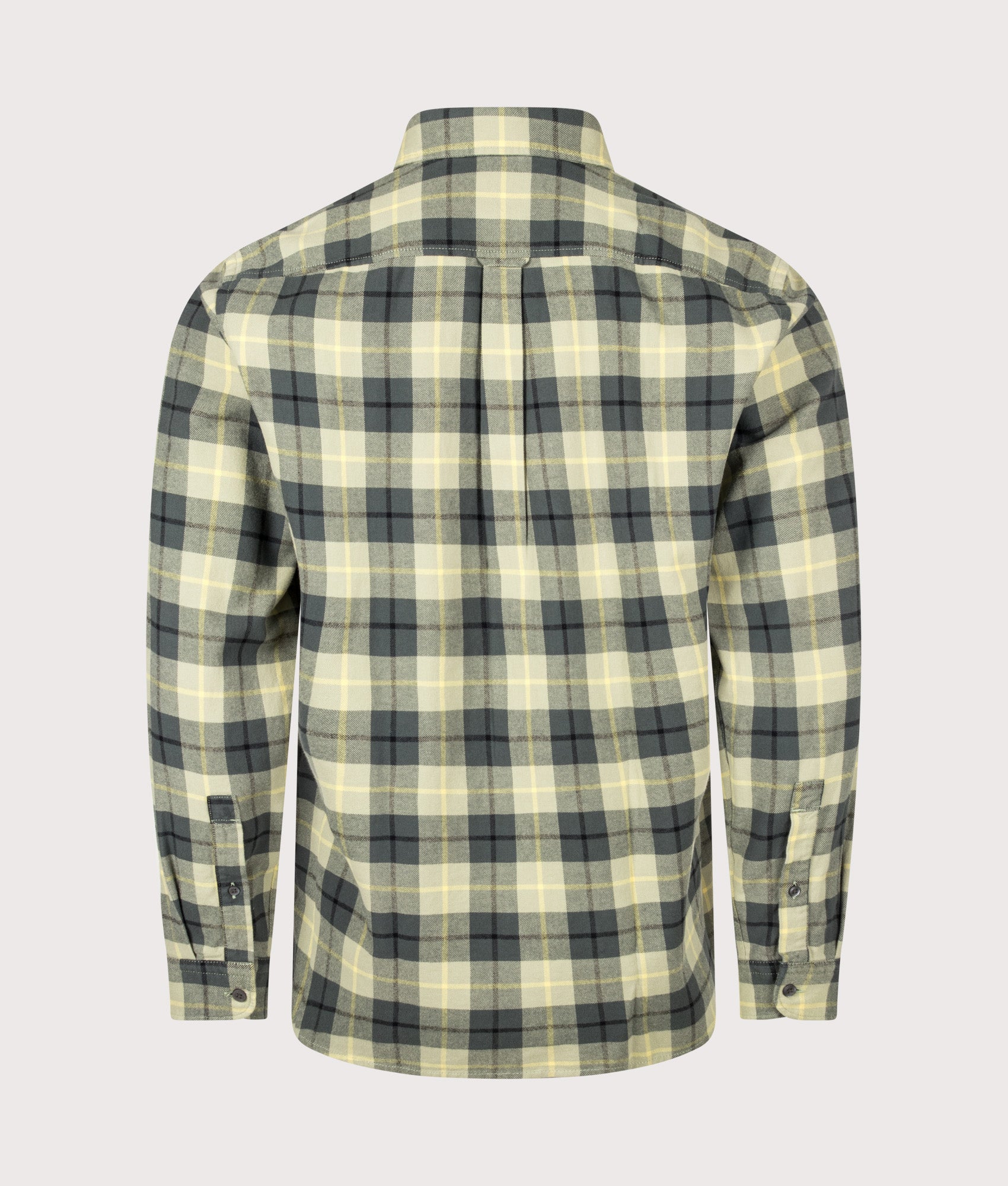 BOSS Regular Fit Rickert M Plaid Shirt Open Green