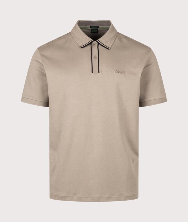 BOSS Regular Fit PL Cord Paddy Polo Shirt Light/Pastel Green