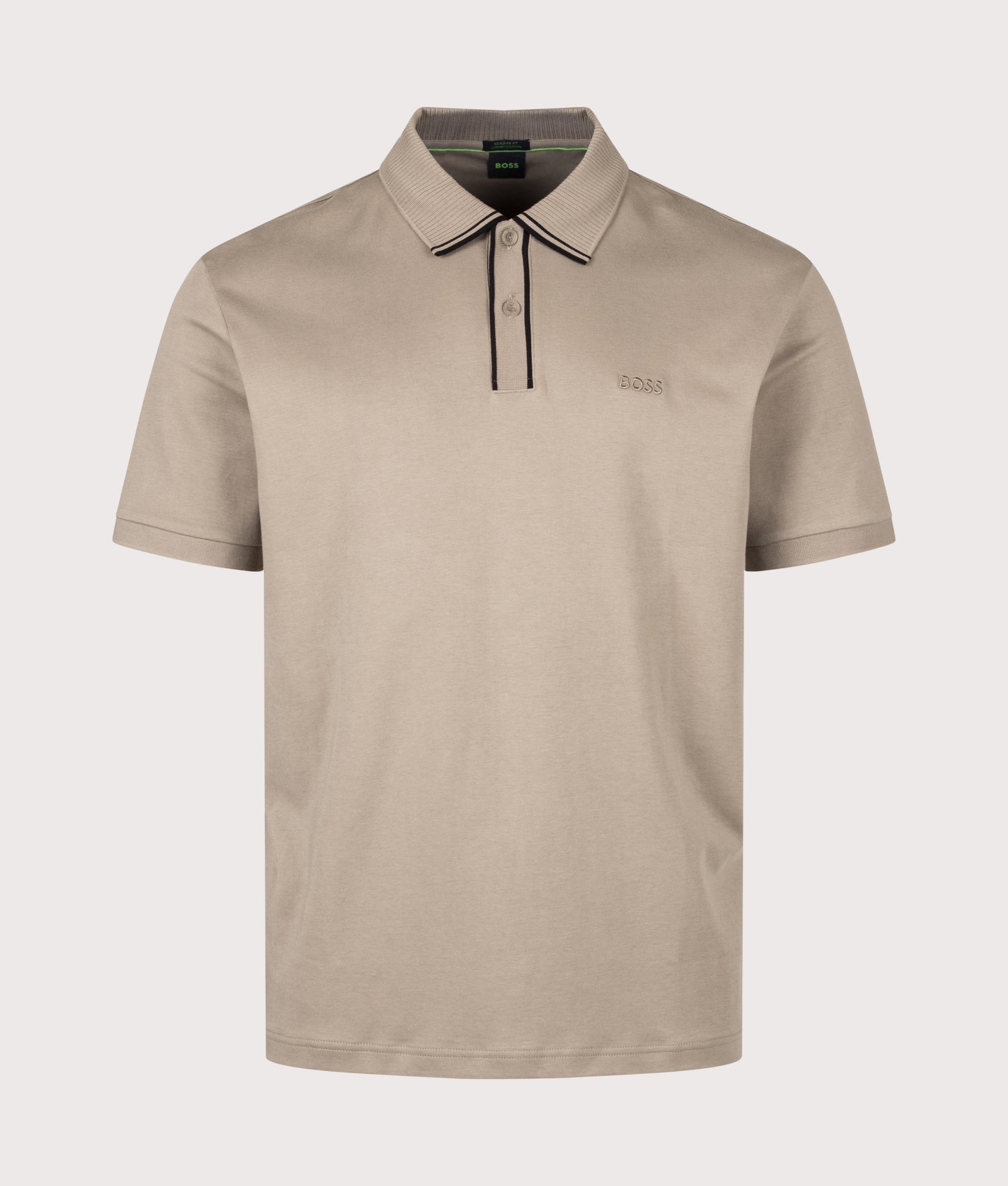 BOSS Regular Fit PL Cord Paddy Polo Shirt Light/Pastel Green