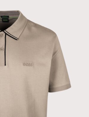 BOSS Regular Fit PL Cord Paddy Polo Shirt Light/Pastel Green
