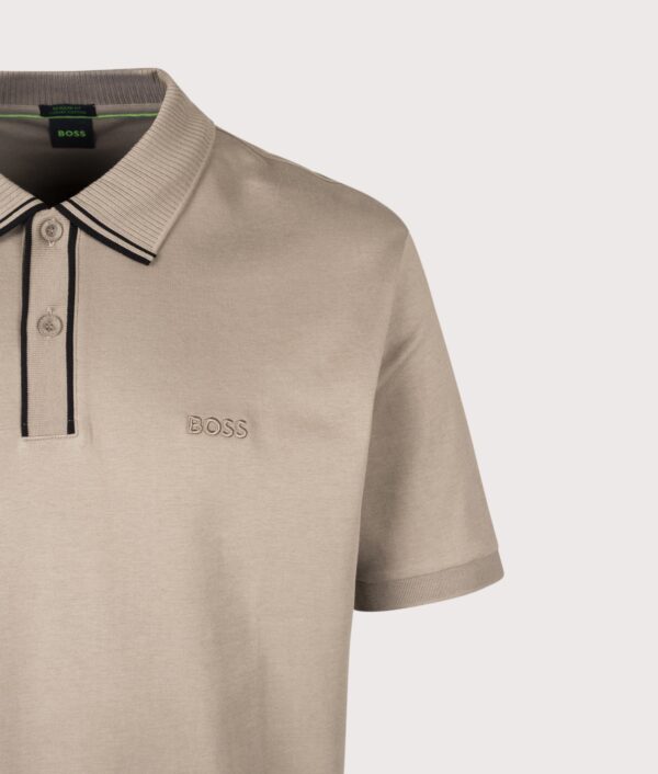 BOSS Regular Fit PL Cord Paddy Polo Shirt Light/Pastel Green