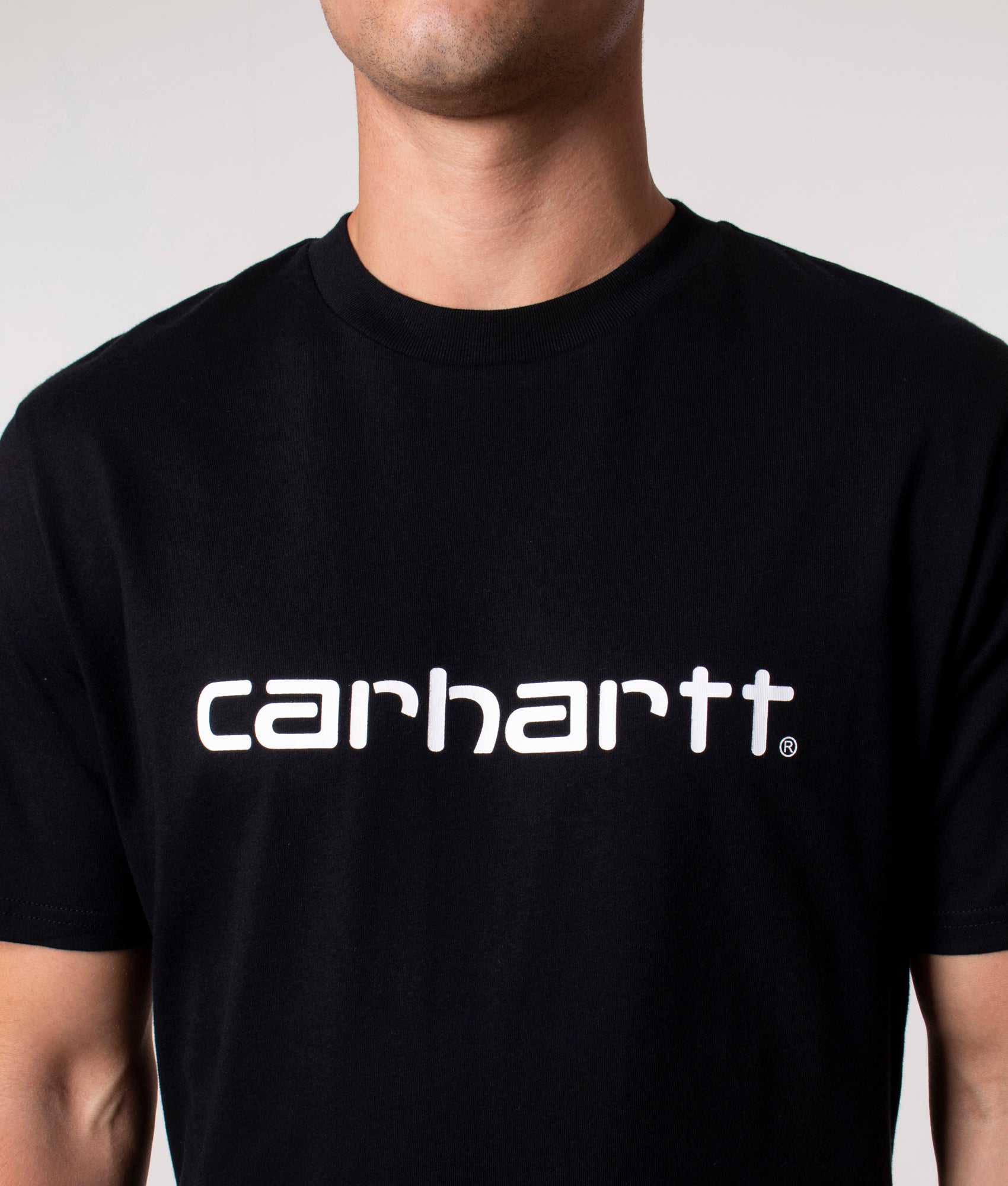 Carhartt WIP Regular Fit Script T-Shirt 0D2XX Black/White
