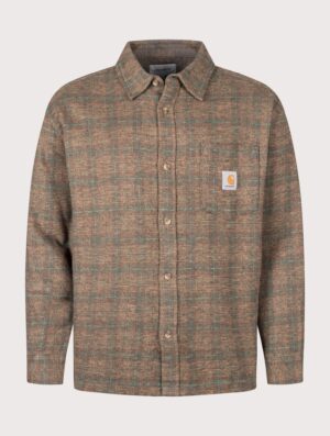Carhartt WIP Loose Fit Bagley Shirt Bagley Check/Hamilton Brown