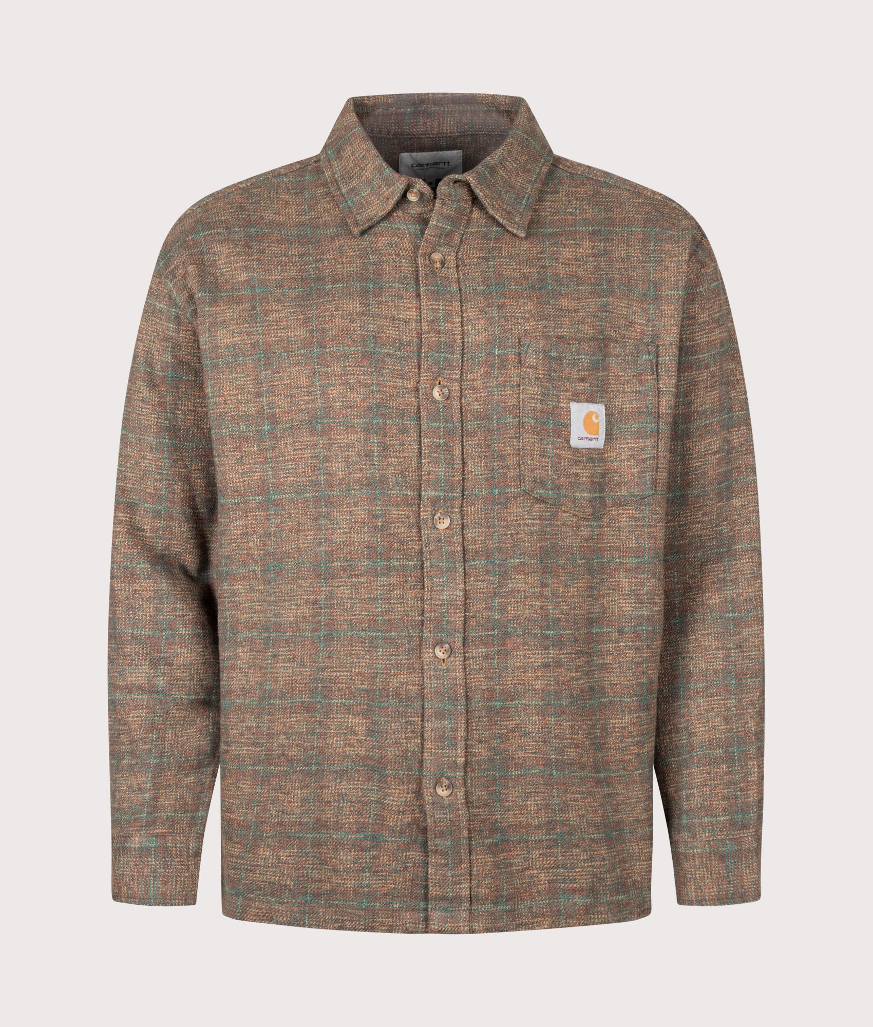 Carhartt WIP Loose Fit Bagley Shirt Bagley Check/Hamilton Brown