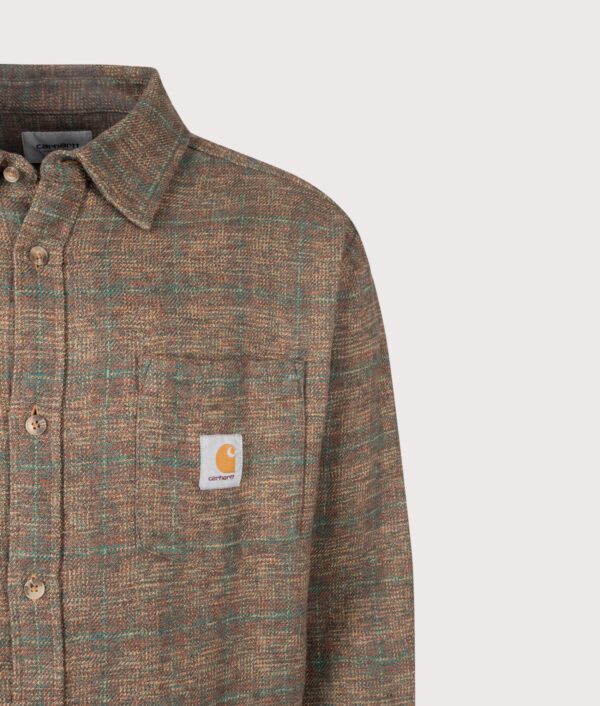 Carhartt WIP Loose Fit Bagley Shirt Bagley Check/Hamilton Brown