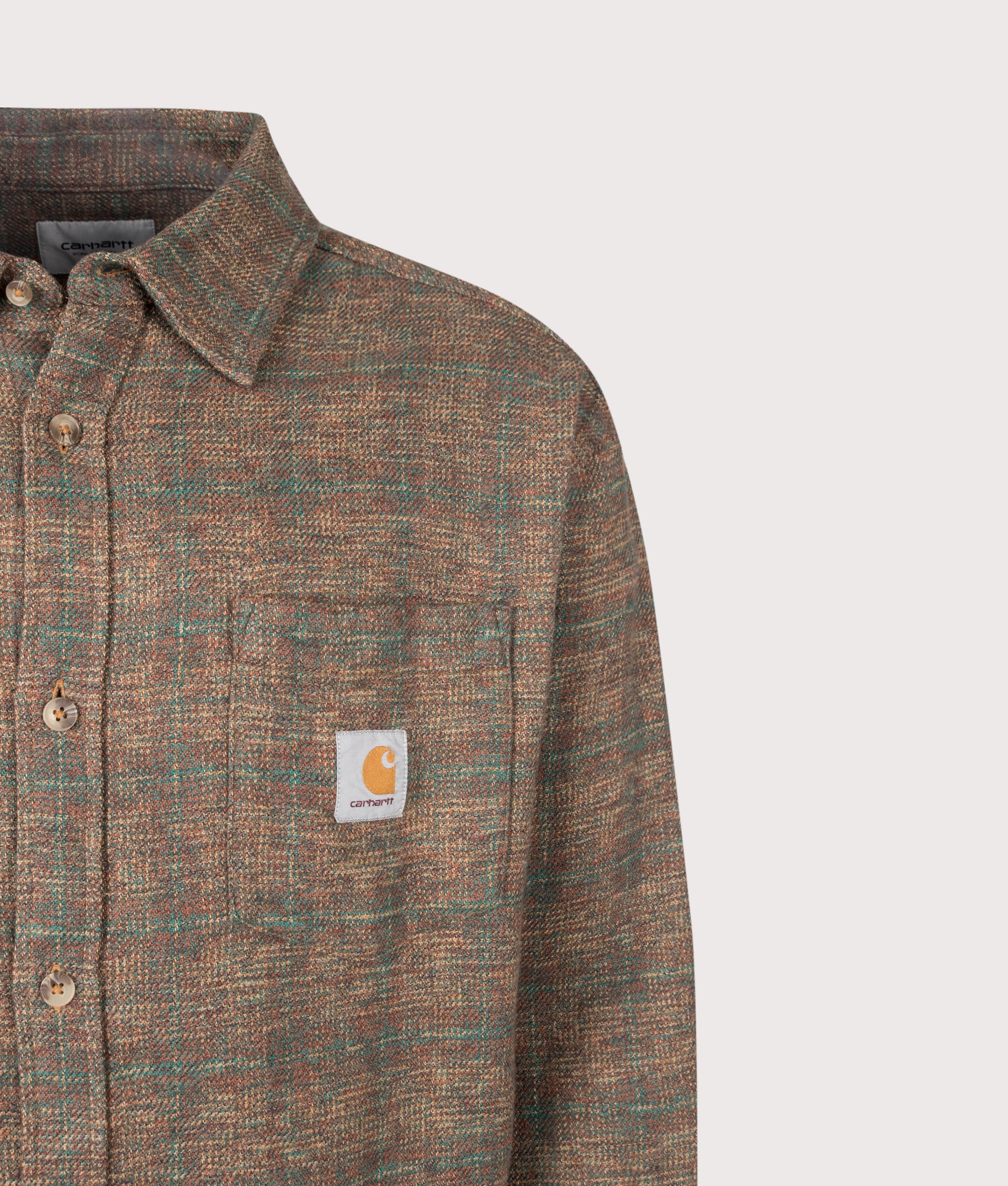 Carhartt WIP Loose Fit Bagley Shirt Bagley Check/Hamilton Brown
