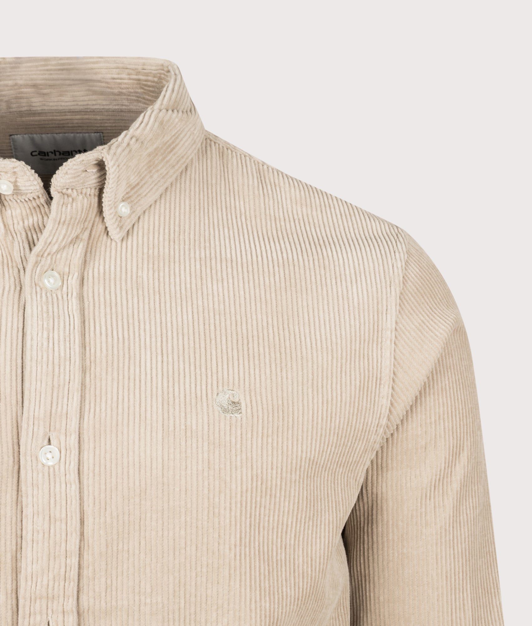 Carhartt WIP Regular Fit Madison Cord Shirt Wall