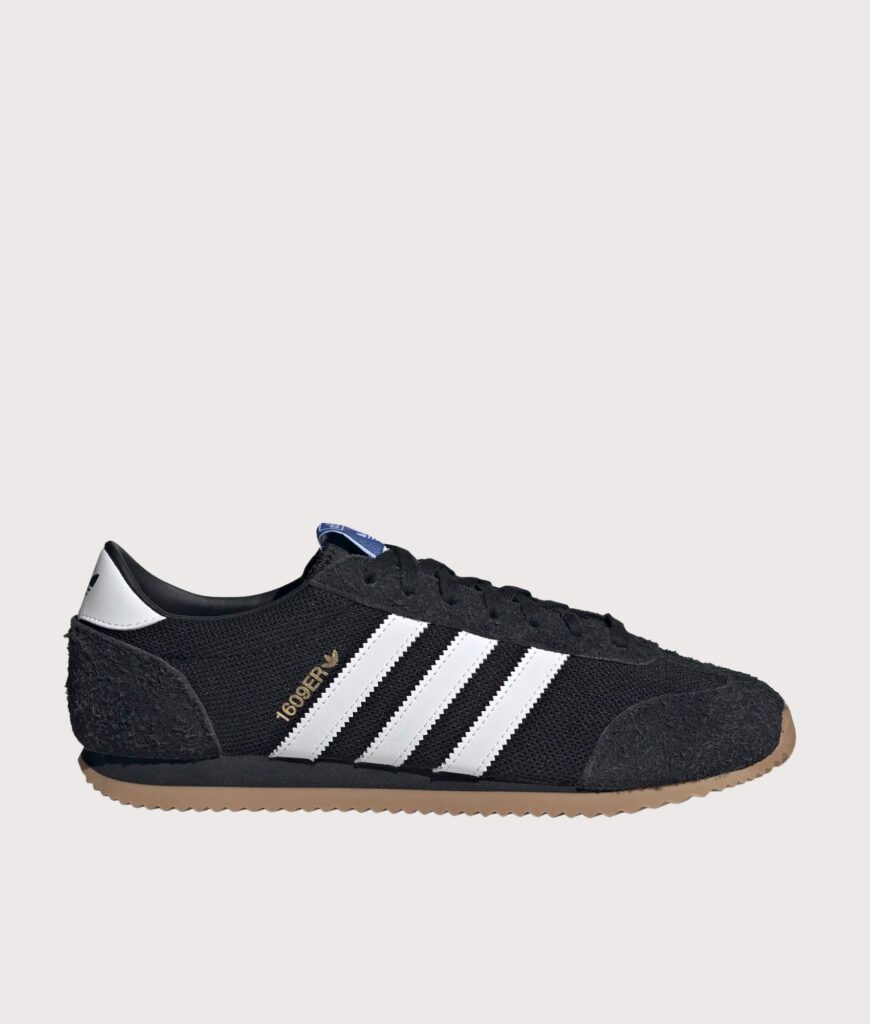 adidas Originals 1609ER RS Trainers Core Black/Footwear White/Gold Metallic