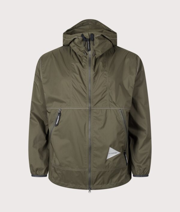 and wander Regular Fit Pertex® Wind Jacket 181 Dark Khaki
